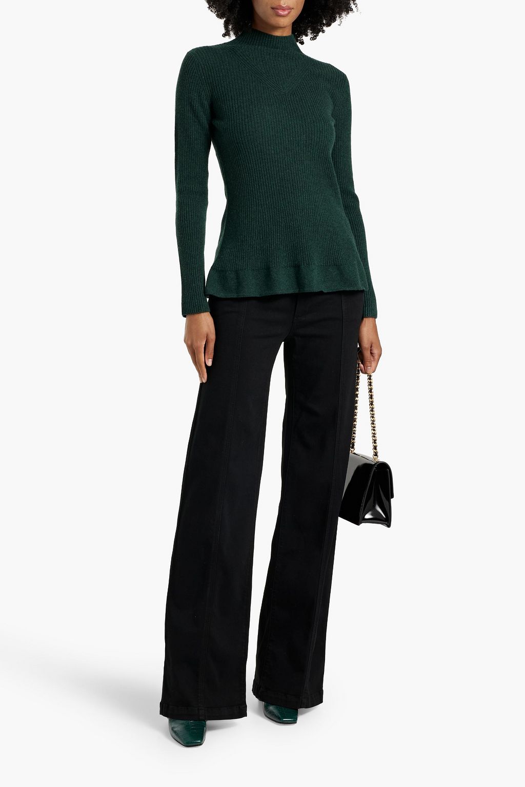 PAIGE Brooklyn high-rise wide-leg jeans