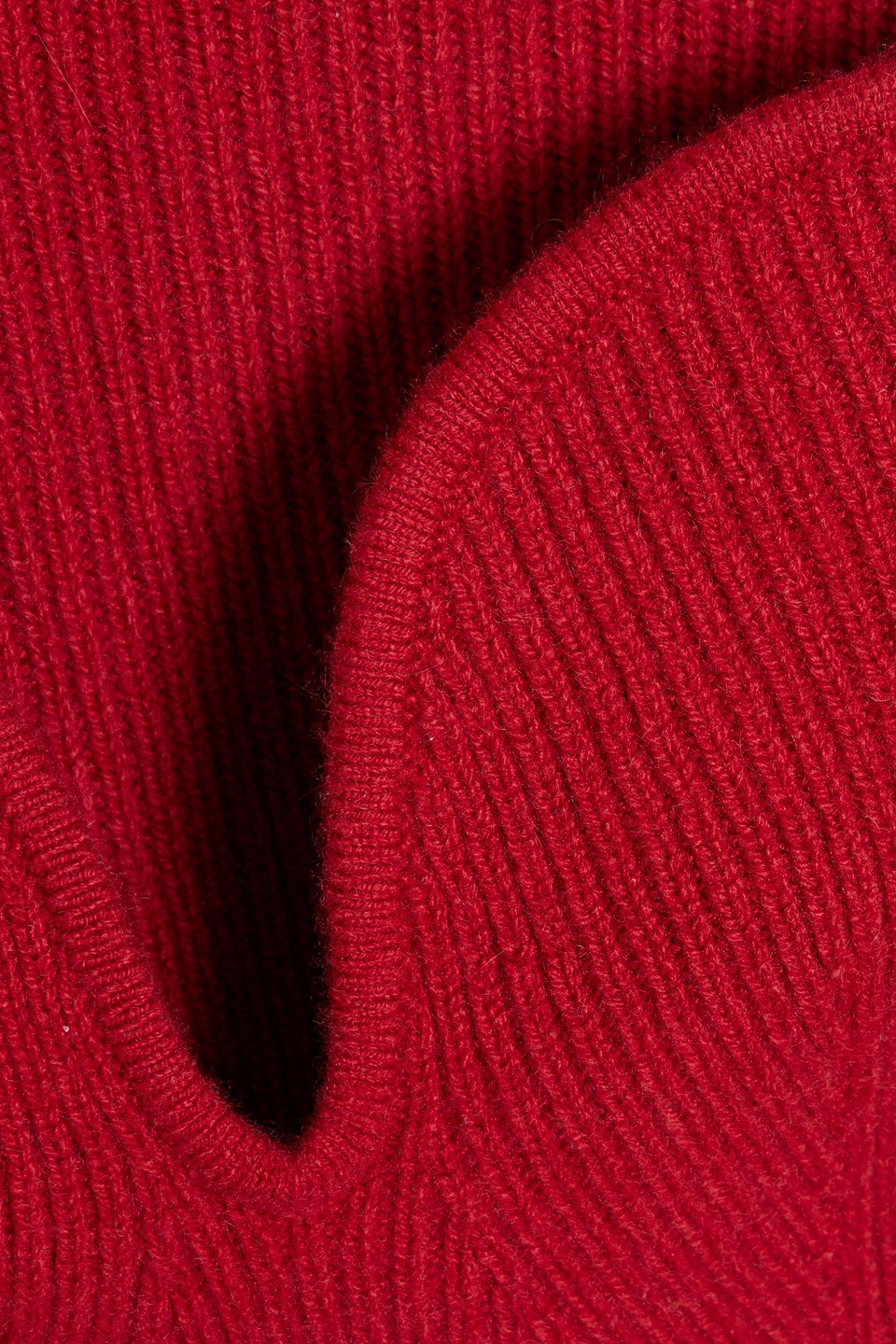 ARCH4 COCO RIBBED CASHMERE MIDI DRESS 