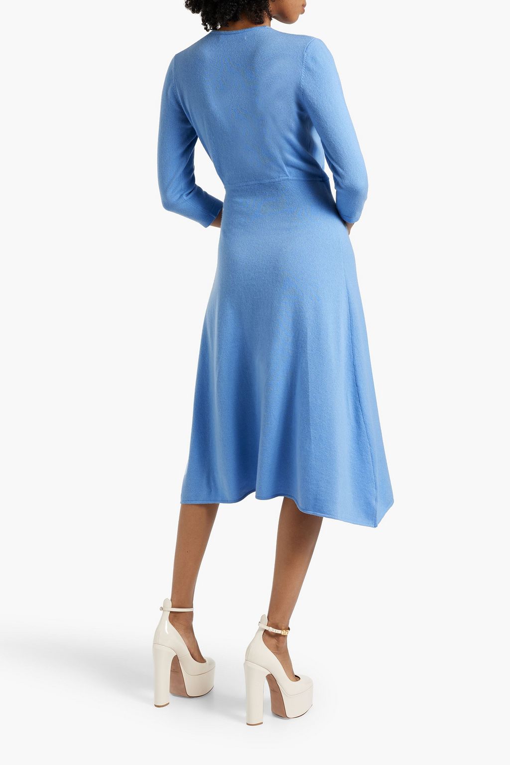 ARCH4 Florentina cashmere midi wrap dress