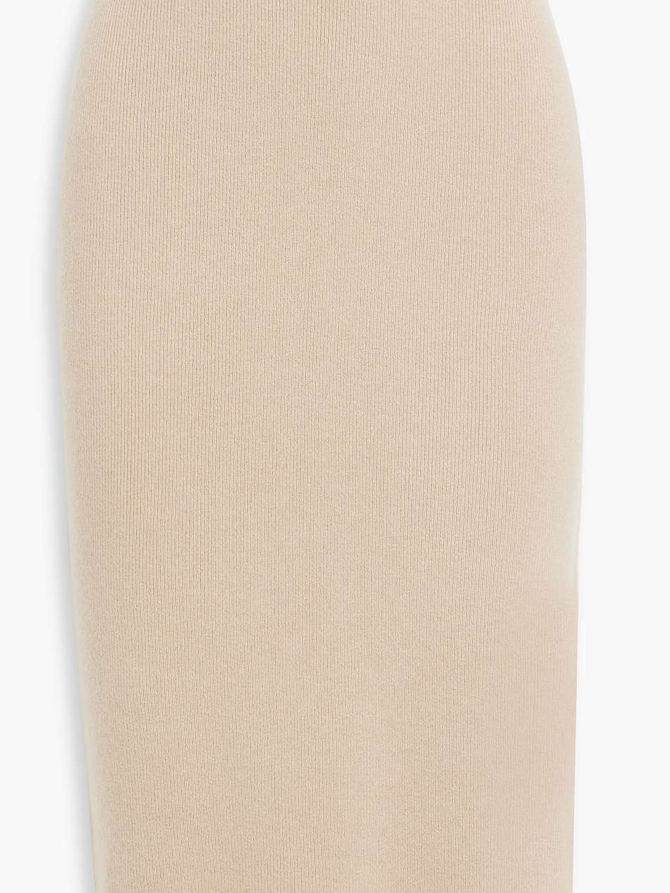 honey cashmere skirt