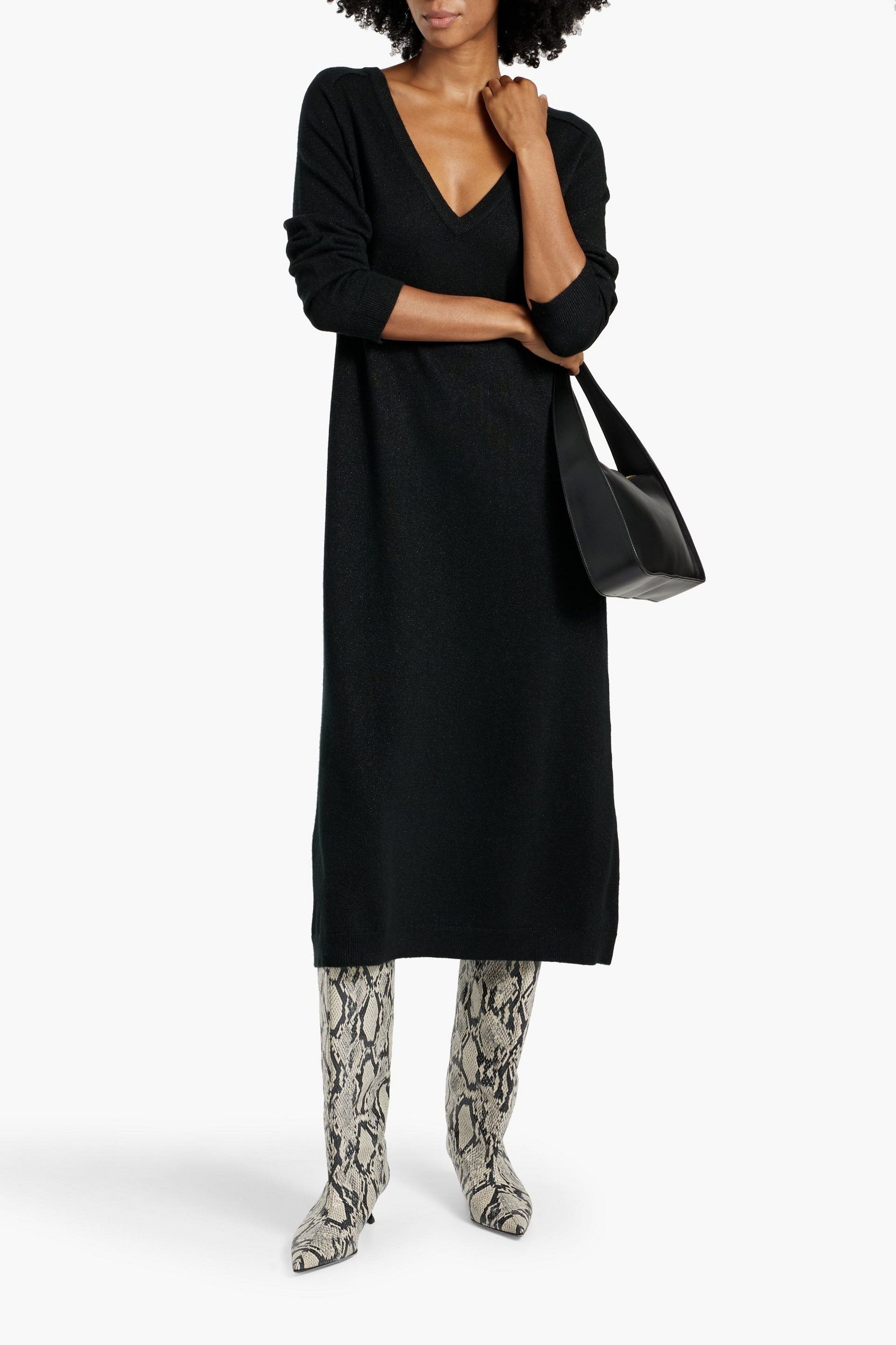 arch4 Katelyn cashmere midi dress