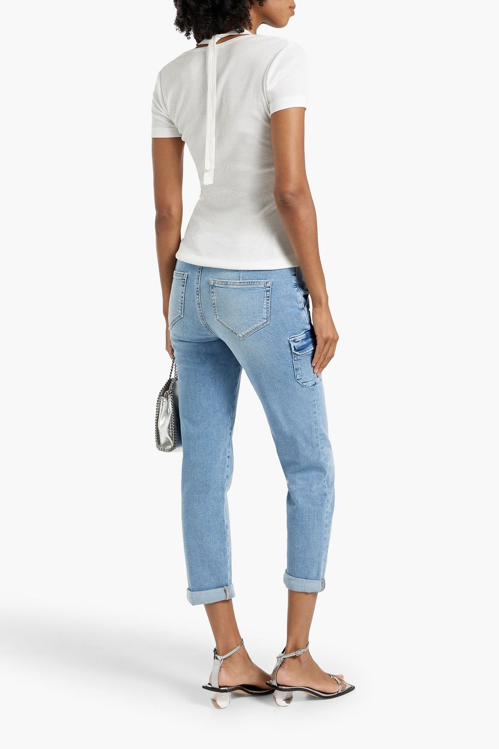 PAIGE Drew cropped mid-rise slim-leg jeans