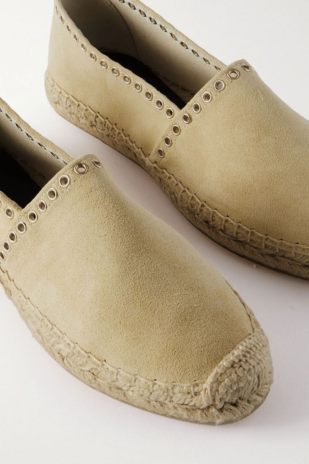 ISABEL MARANT Canae Espadrilles aus Veloursleder mit Ösen