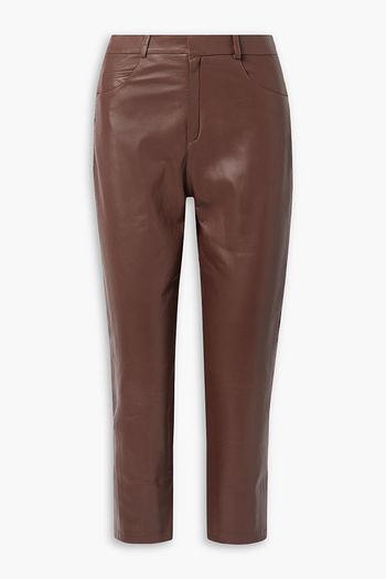 ZEYNEP ARCAY Leather straight-leg pants