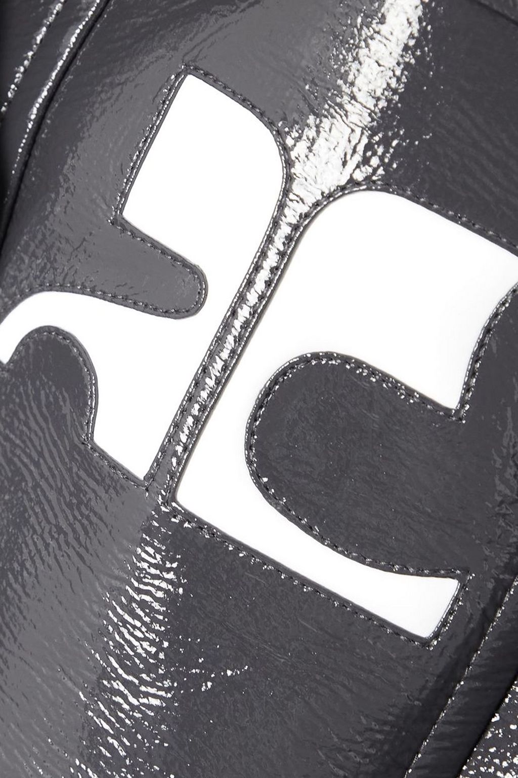 COURRÈGES جاكيت Reedition قصير من مزيج قطن مغلف