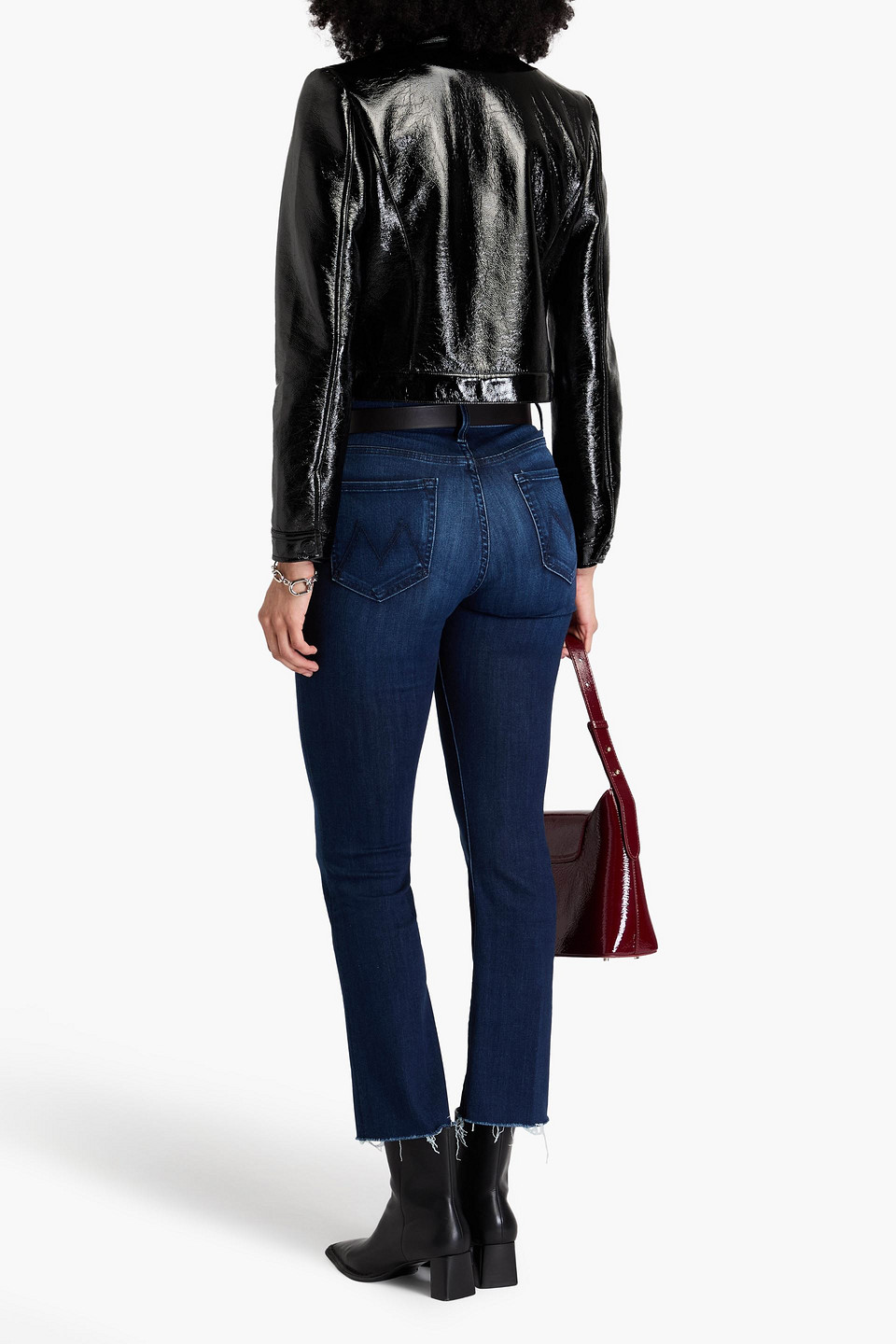  Mother - Insider Hoch Sitzende Bootcut-jeans - Blau - 24 