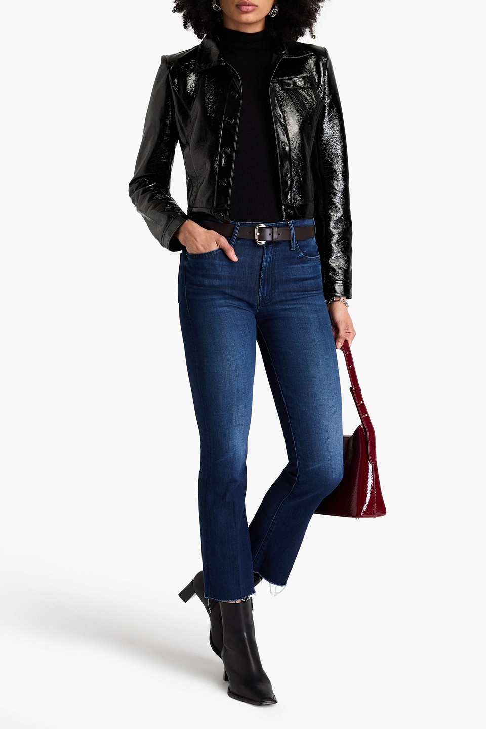  Mother - Insider Hoch Sitzende Bootcut-jeans - Blau - 24 