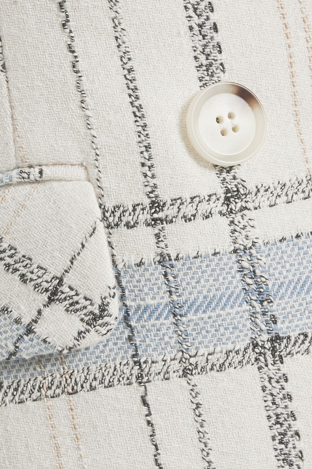 VERONICA BEARD Beacon checked cotton-blend blazer
