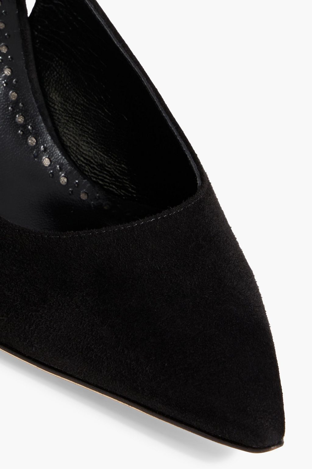 MANOLO BLAHNIK Paledarc 70 suede slingback pumps