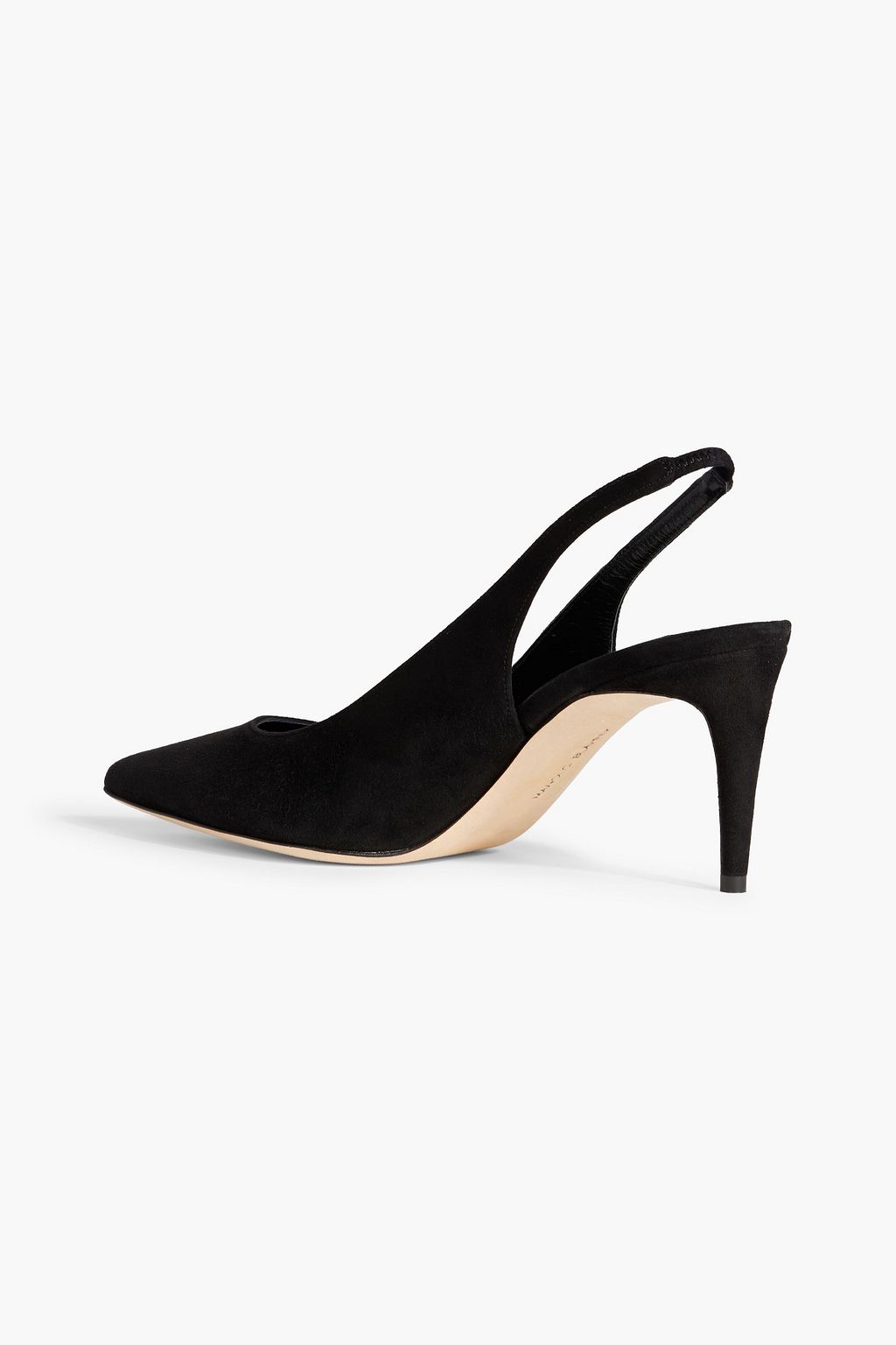 MANOLO BLAHNIK Paledarc 70 suede slingback pumps