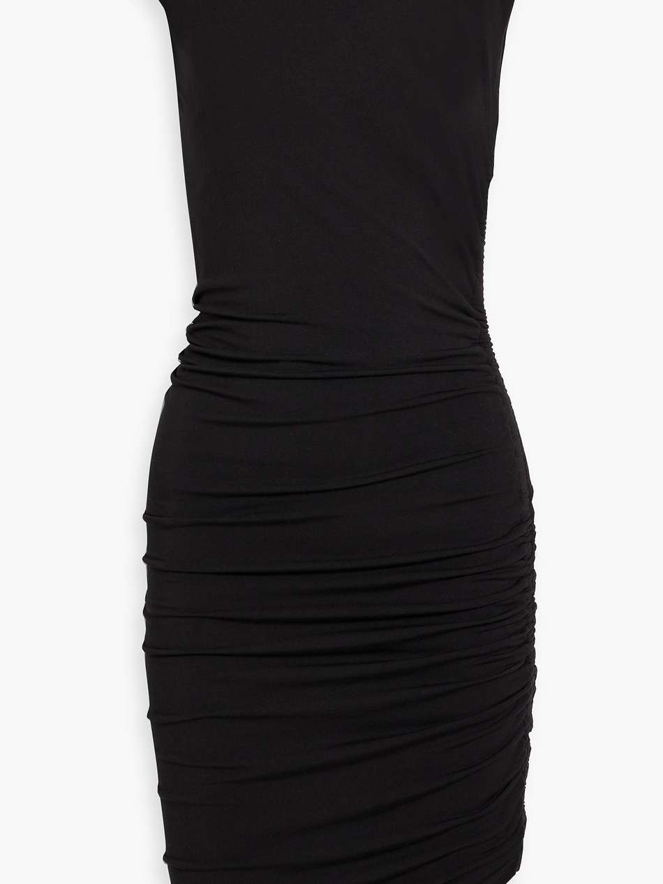 brompton ruched stretch-modal jersey dress