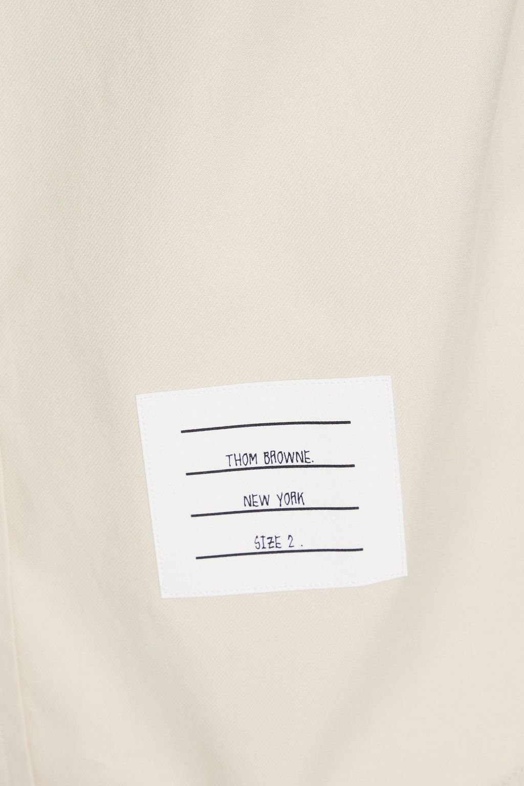 THOM BROWNE قميص من قطن تويل