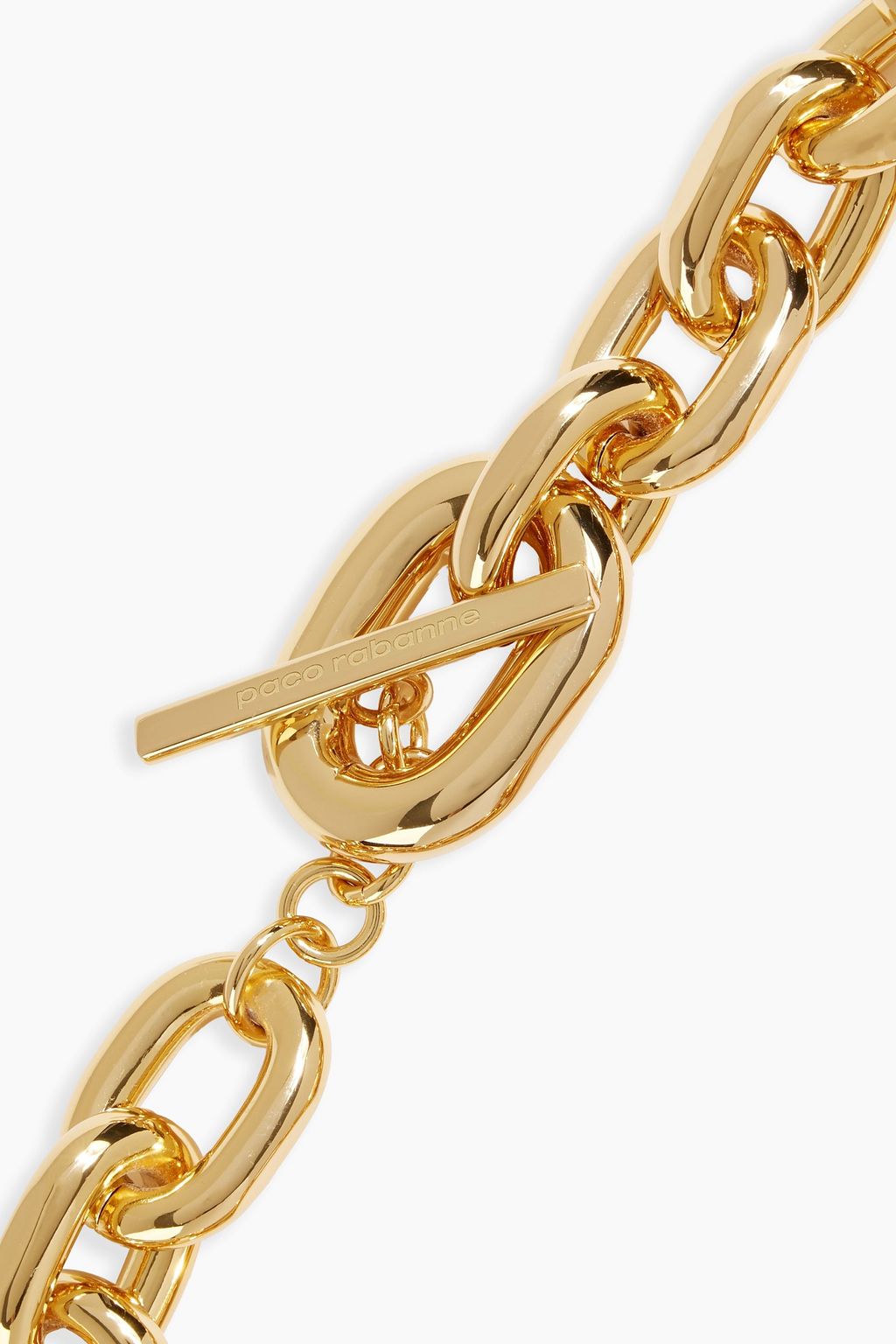 RABANNE Gold-tone faux pearl necklace