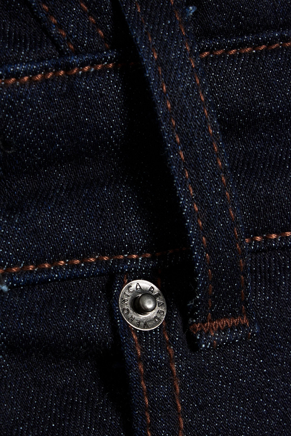 Veronica Beard Sheridan High-rise Flared Jeans In Dark Denim