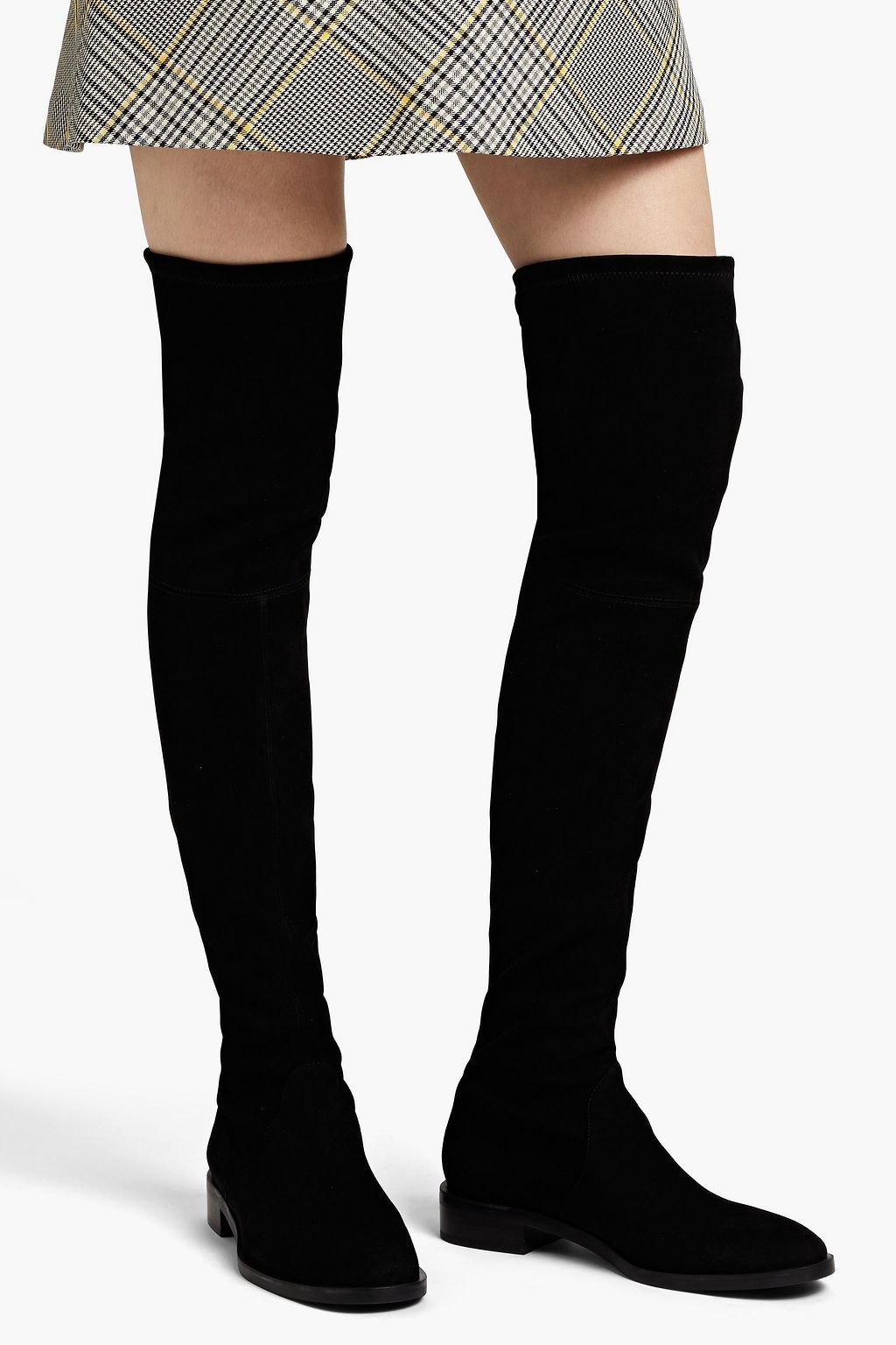 Stuart weitzman suede knee boots hotsell