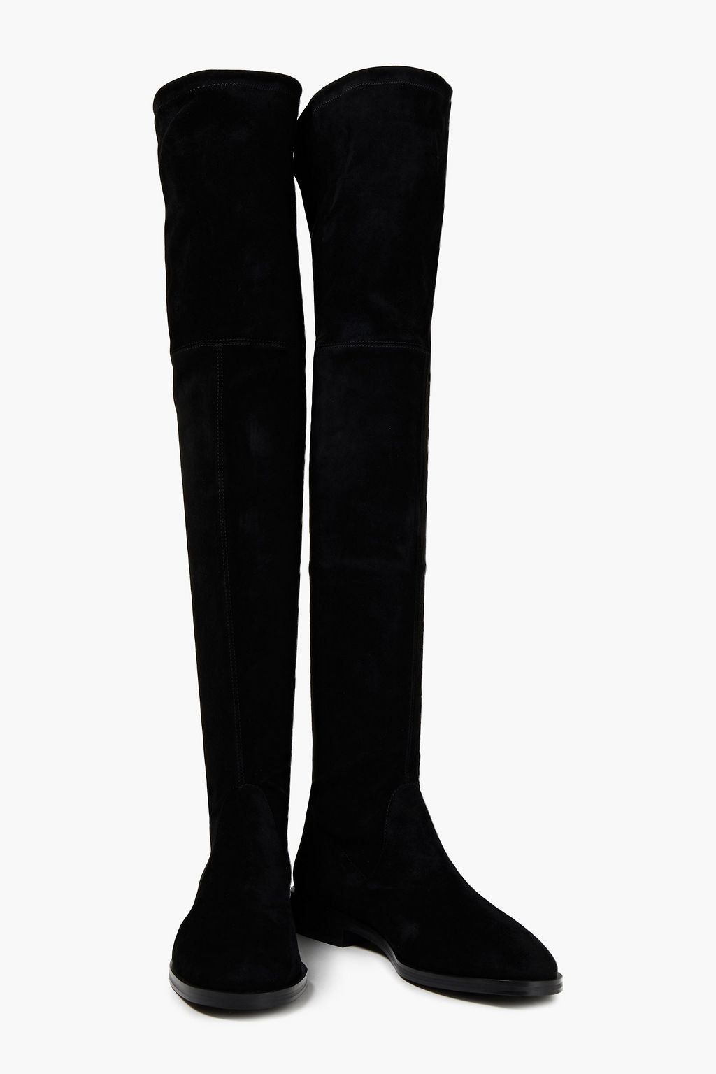 STUART WEITZMAN Jocey stretch-suede over-the-knee boots
