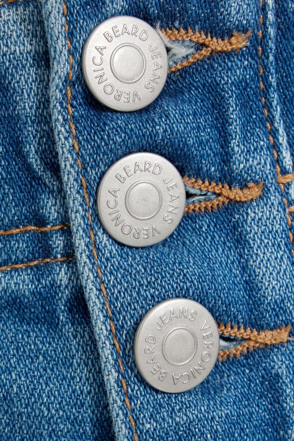 VERONICA BEARD Rinley belted high-rise straight-leg jeans