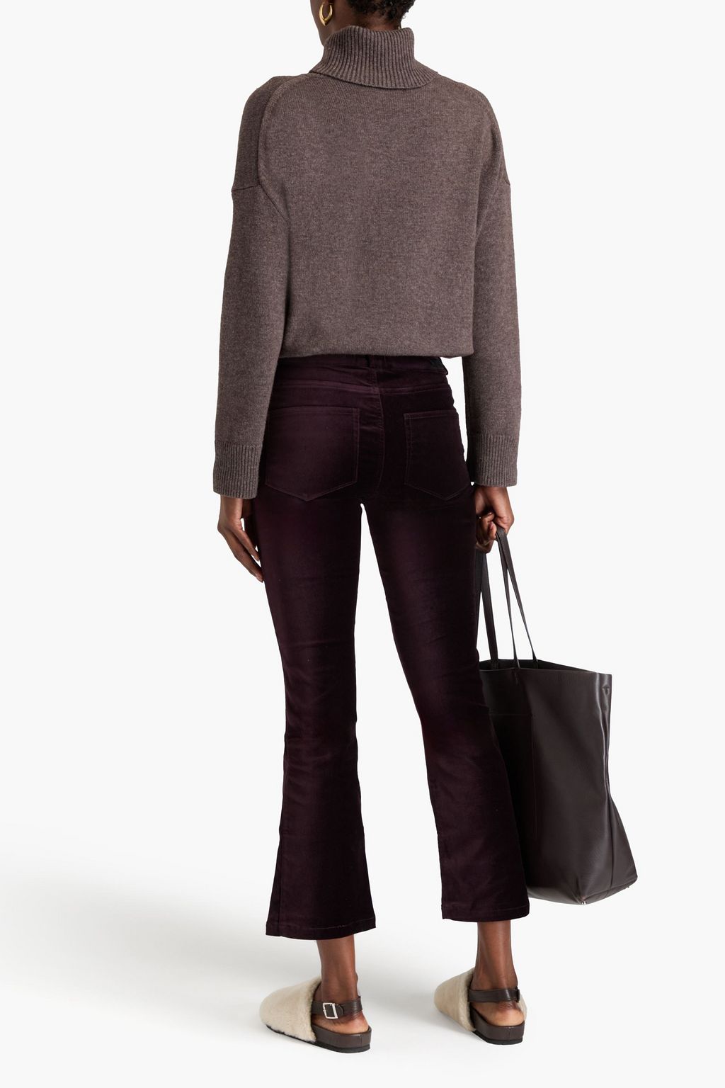 PAIGE Velvet flared pants