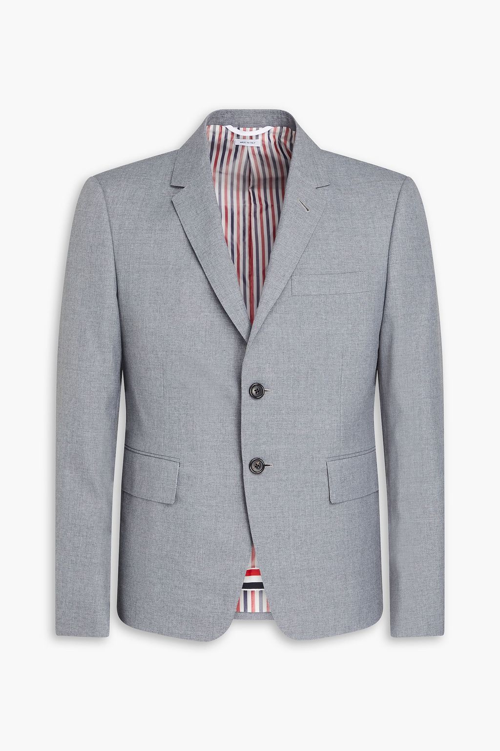 Wool blend blazer gray 0