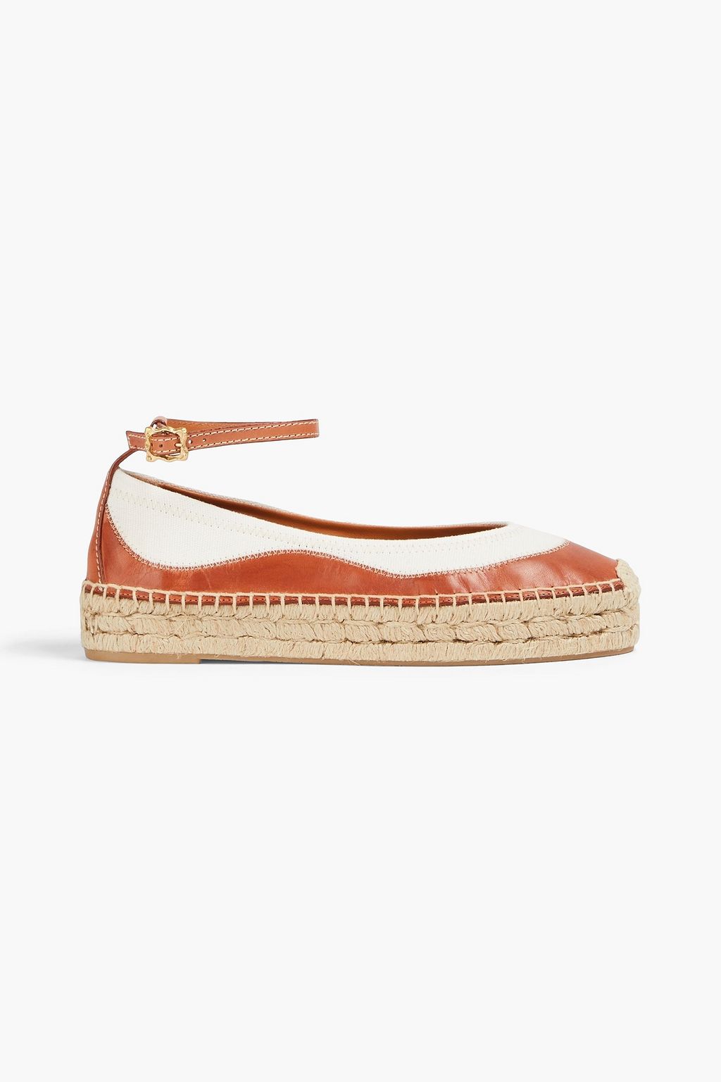 ZIMMERMANN Canvas and leather espadrilles THE OUTNET