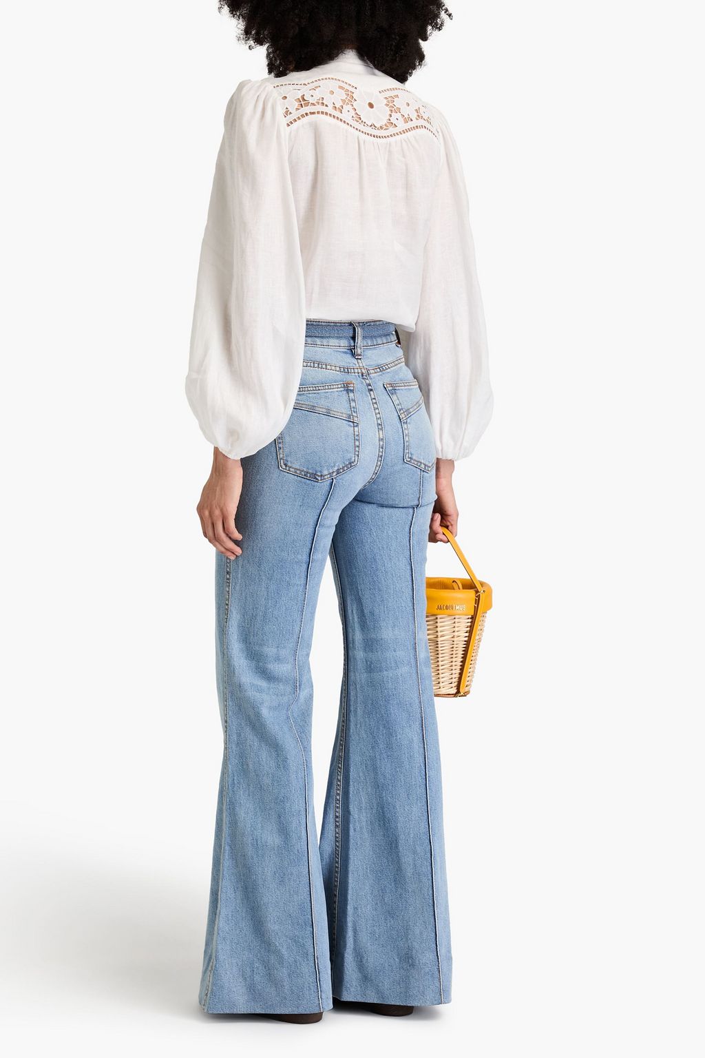 ZIMMERMANN Broderie anglaise linen shirt