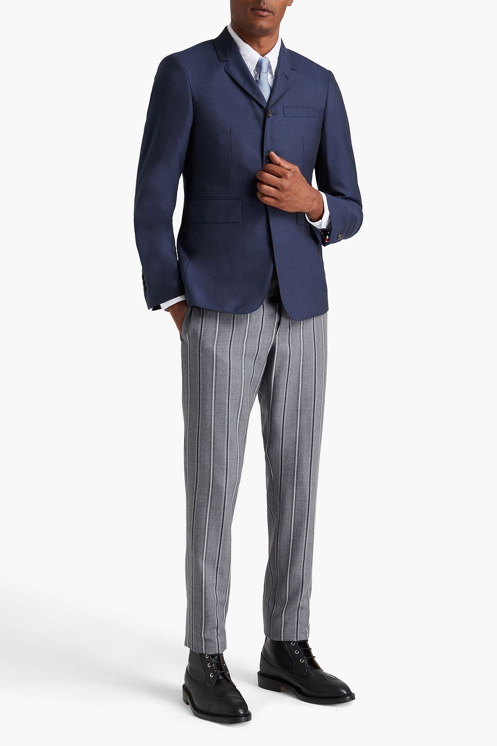 THOM BROWNE Blazer aus Woll-Twill