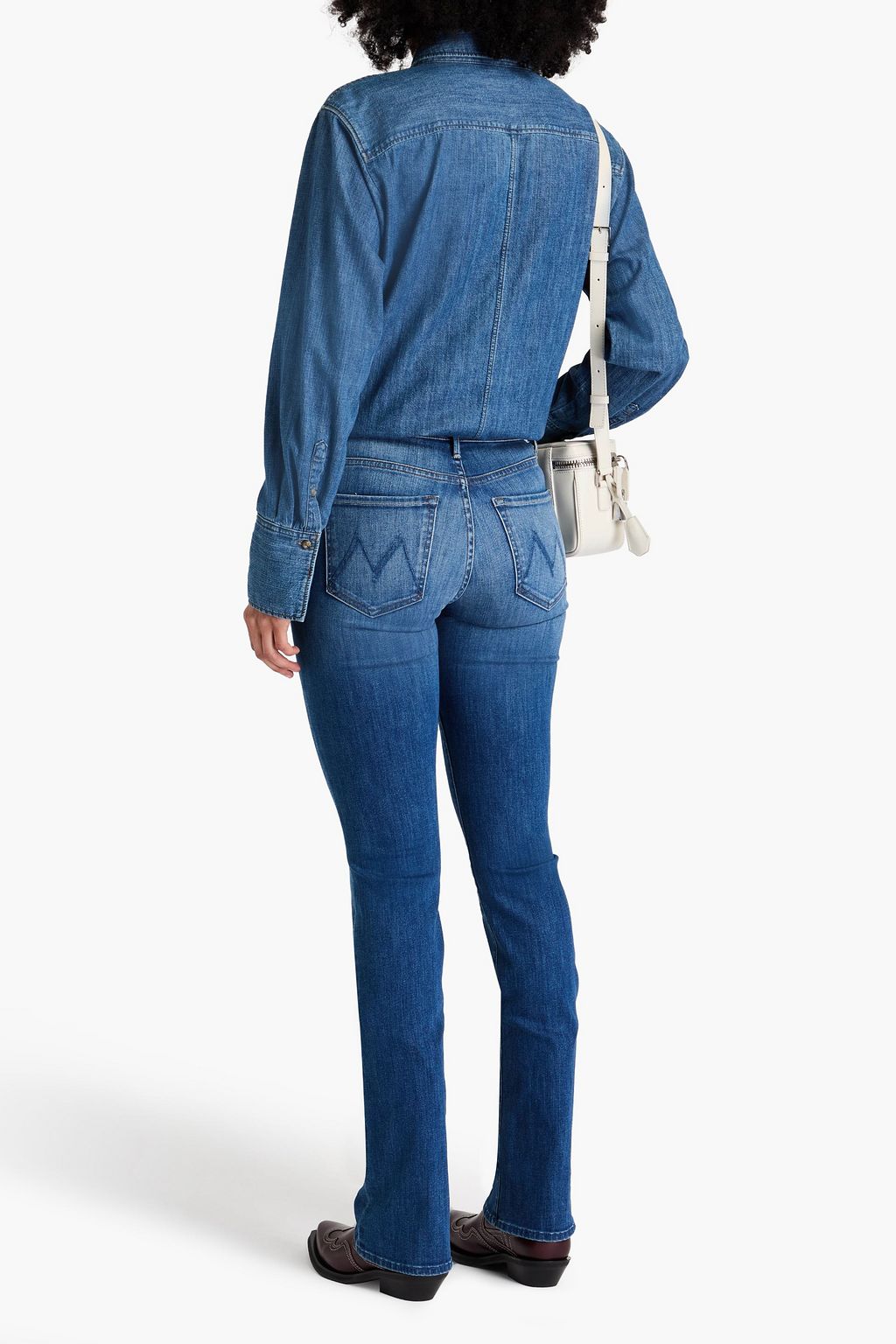MOTHER Insider high-rise bootcut jeans