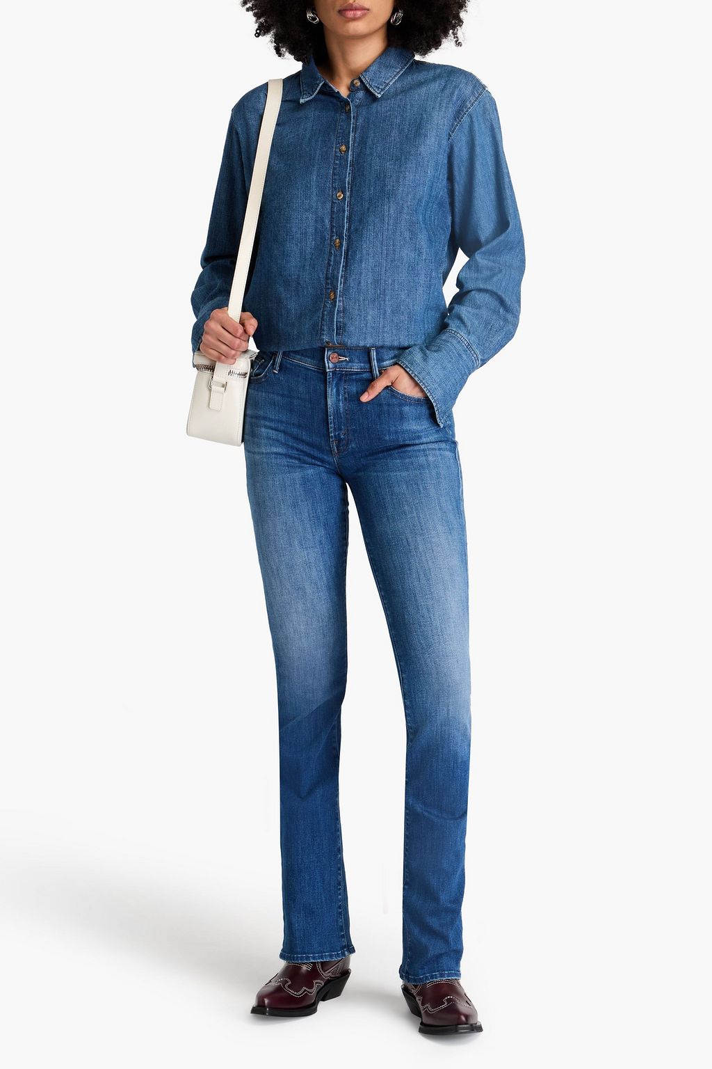 MOTHER Insider high-rise bootcut jeans