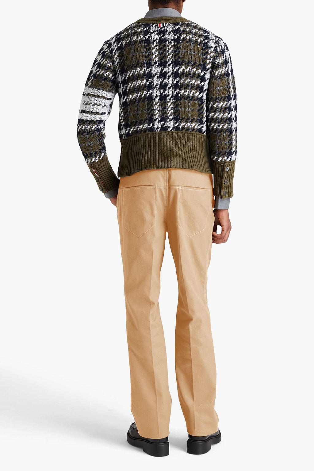 THOM BROWNE بنطال جينز بحزام