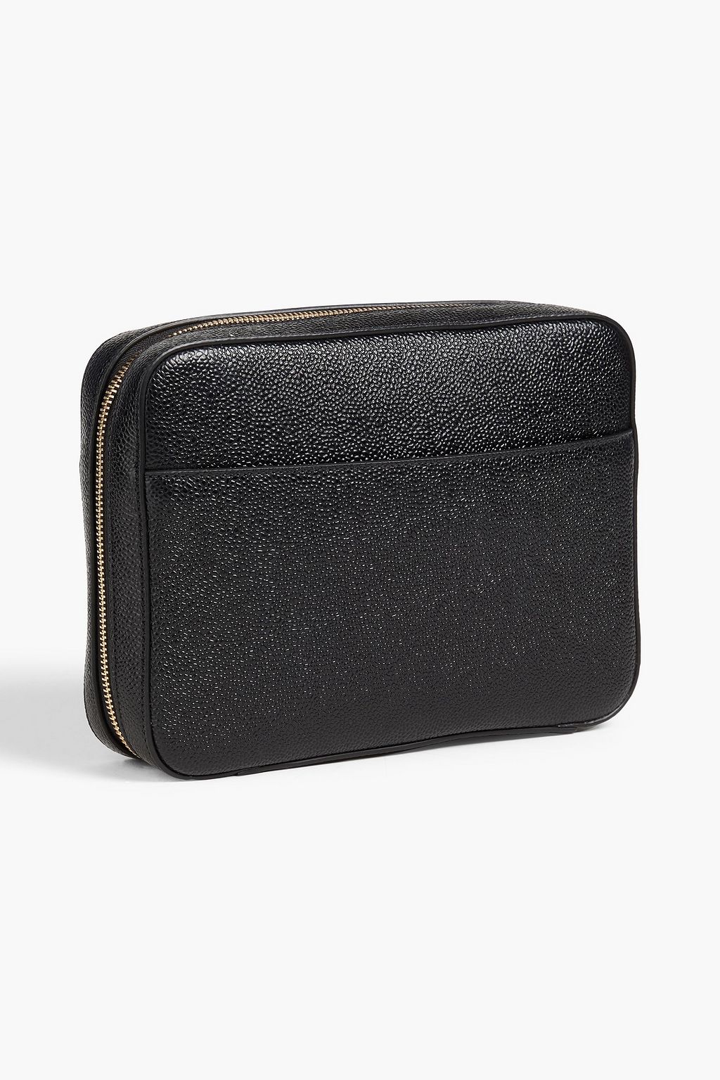 THOM BROWNE Textured-leather pouch
