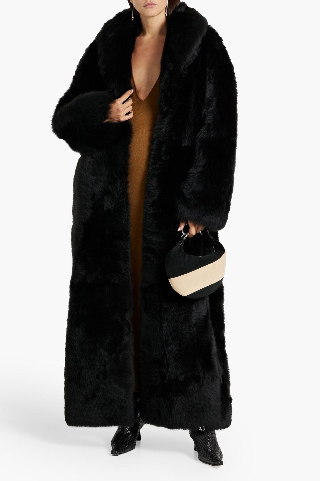 NILI LOTAN Damien shearling coat