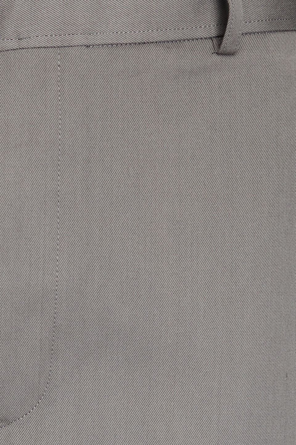 Thom Browne Hose Aus Baumwoll-twill In Grau