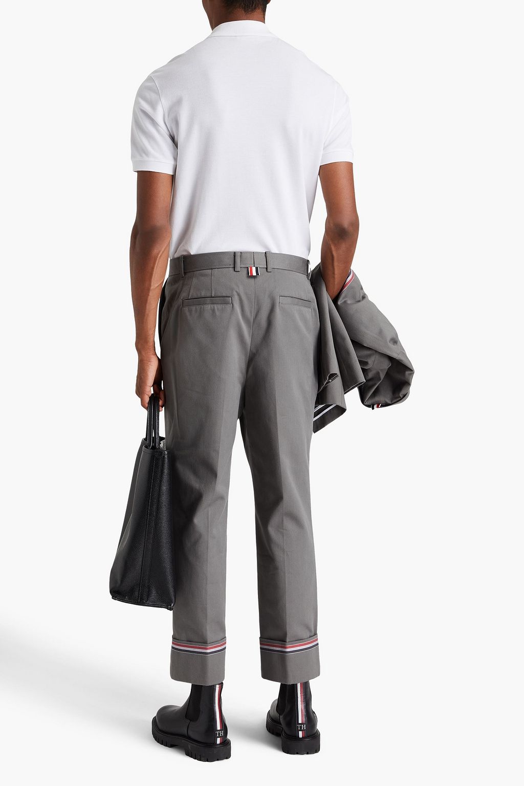 THOM BROWNE Hose aus Baumwoll-Twill