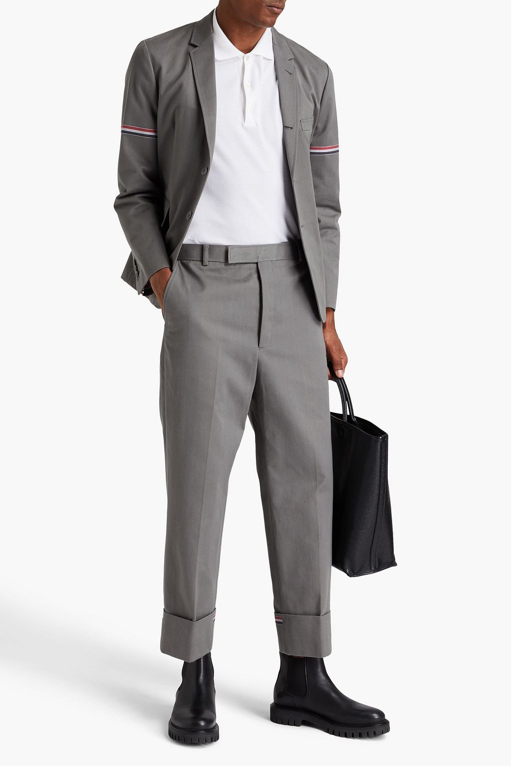 THOM BROWNE Hose aus Baumwoll-Twill