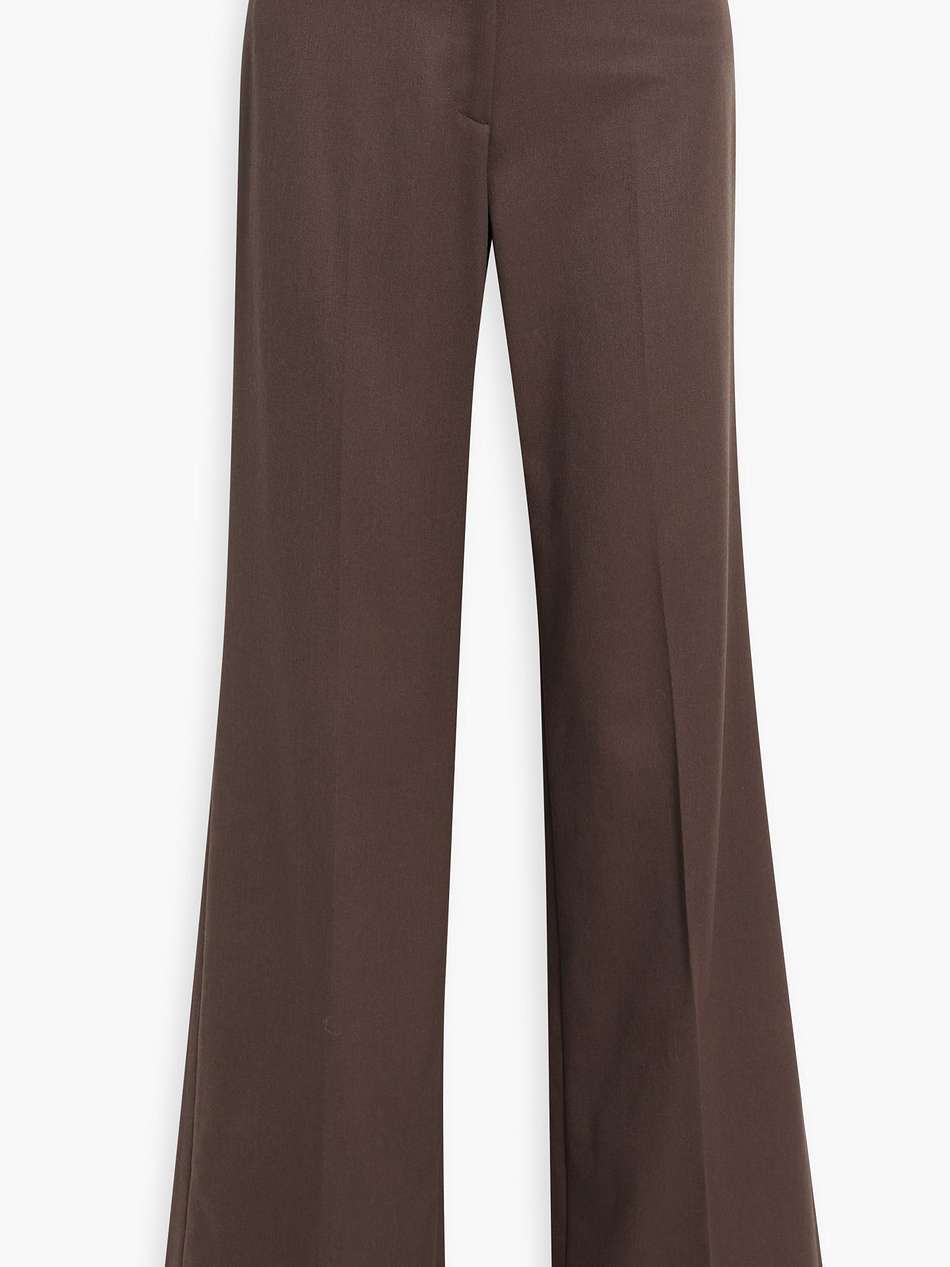 arielle wool-twill flared pants