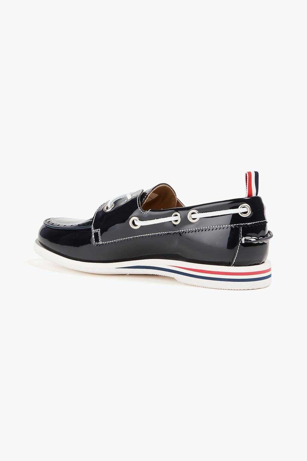 THOM BROWNE 페이턴트 가죽 로퍼