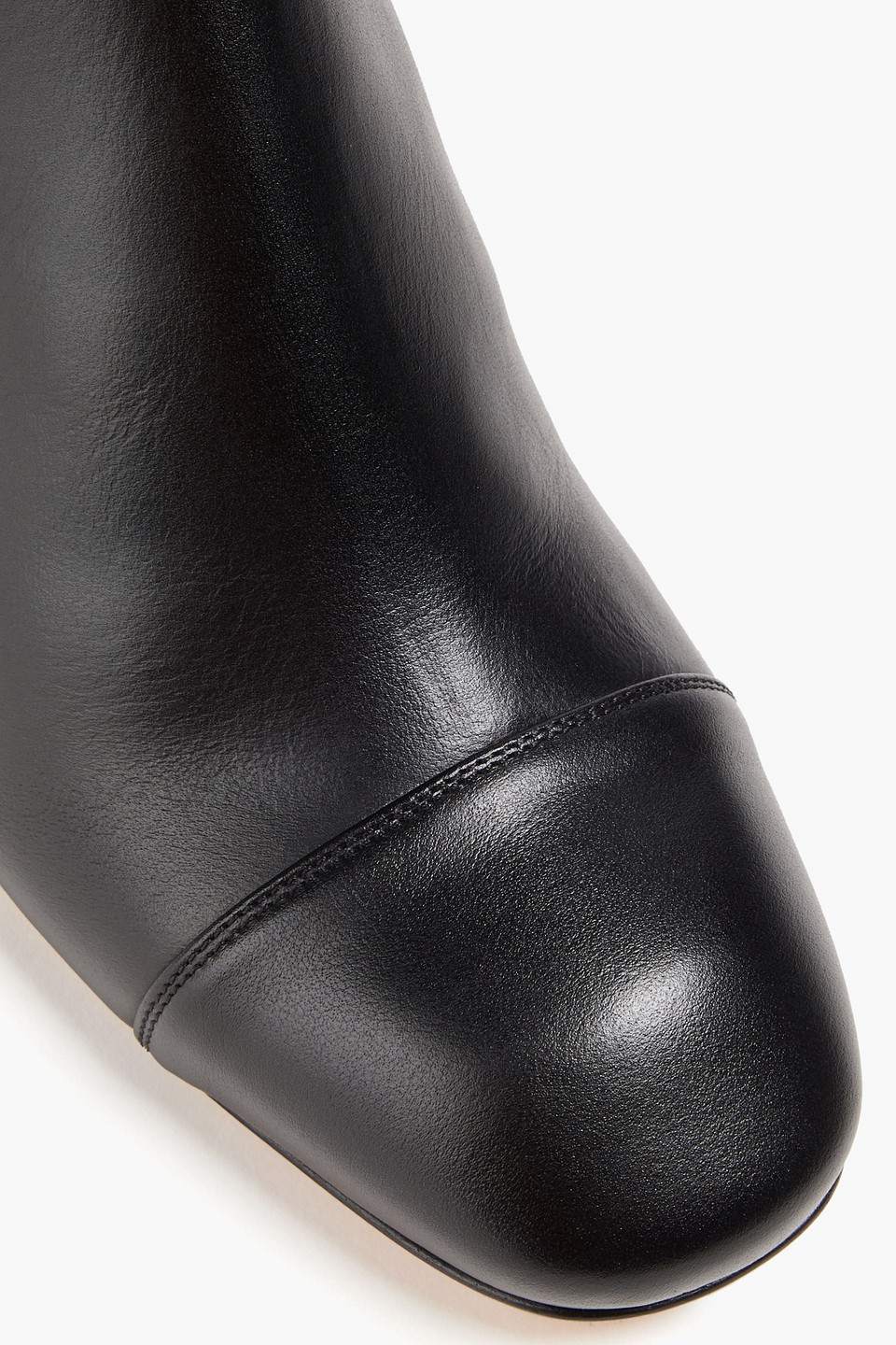 Thom Browne Leather Chelsea Boots In Black
