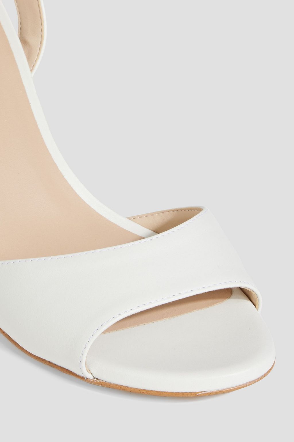STUART WEITZMAN Alshn 75 crystal-embellished leather sandals