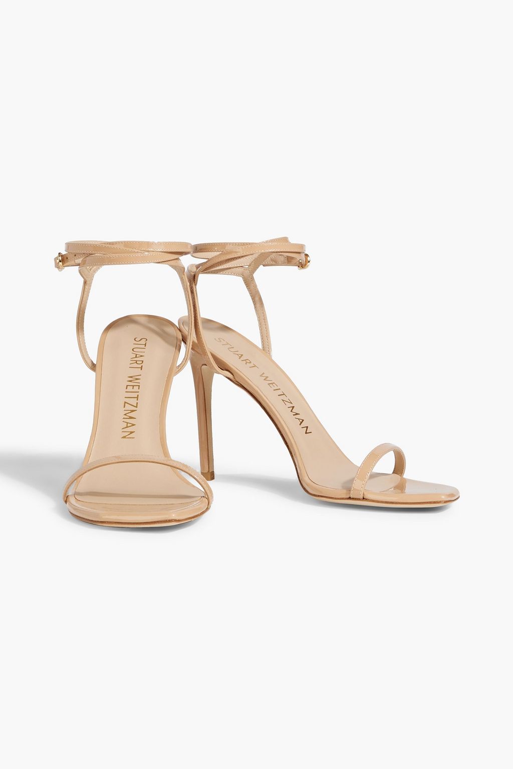 STUART WEITZMAN Patent-leather sandals