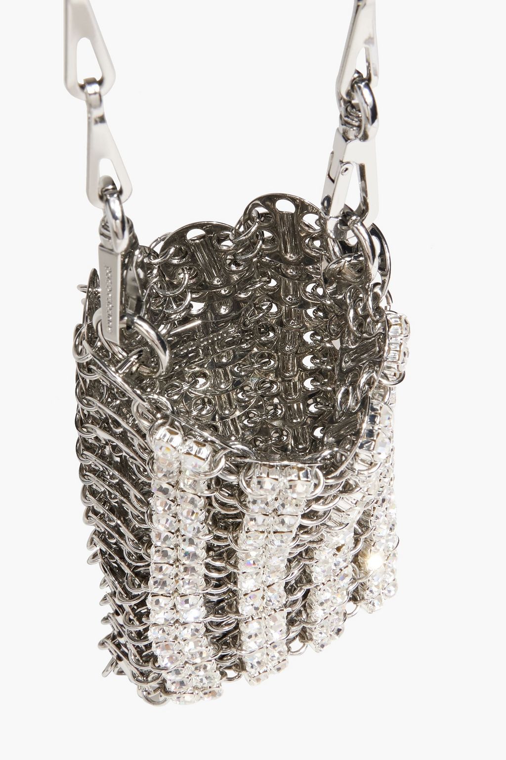 RABANNE 1969 Mini crystal-embellished chainmail cross-body bag