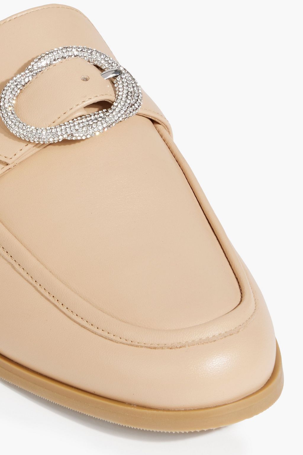 STUART WEITZMAN سليبرز مصنوع من الجلد بتصميم مزركش