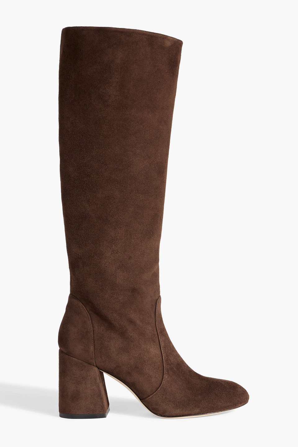 Suede knee boots