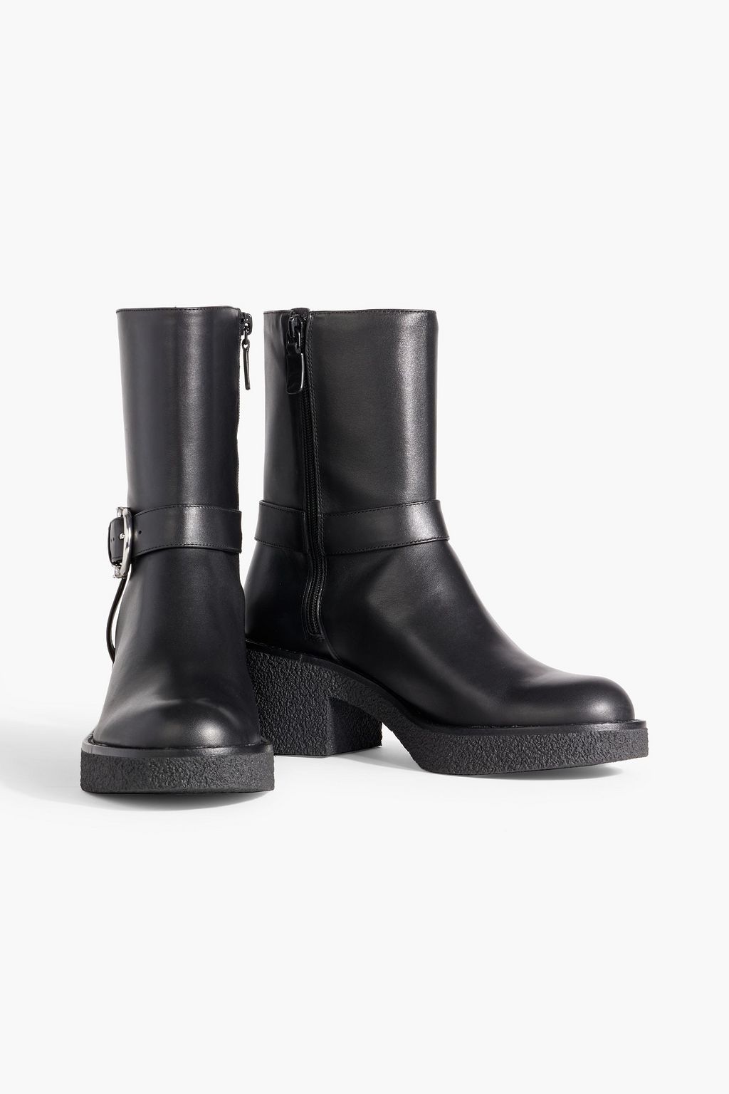 STUART WEITZMAN Mountain Buckle leather ankle boots