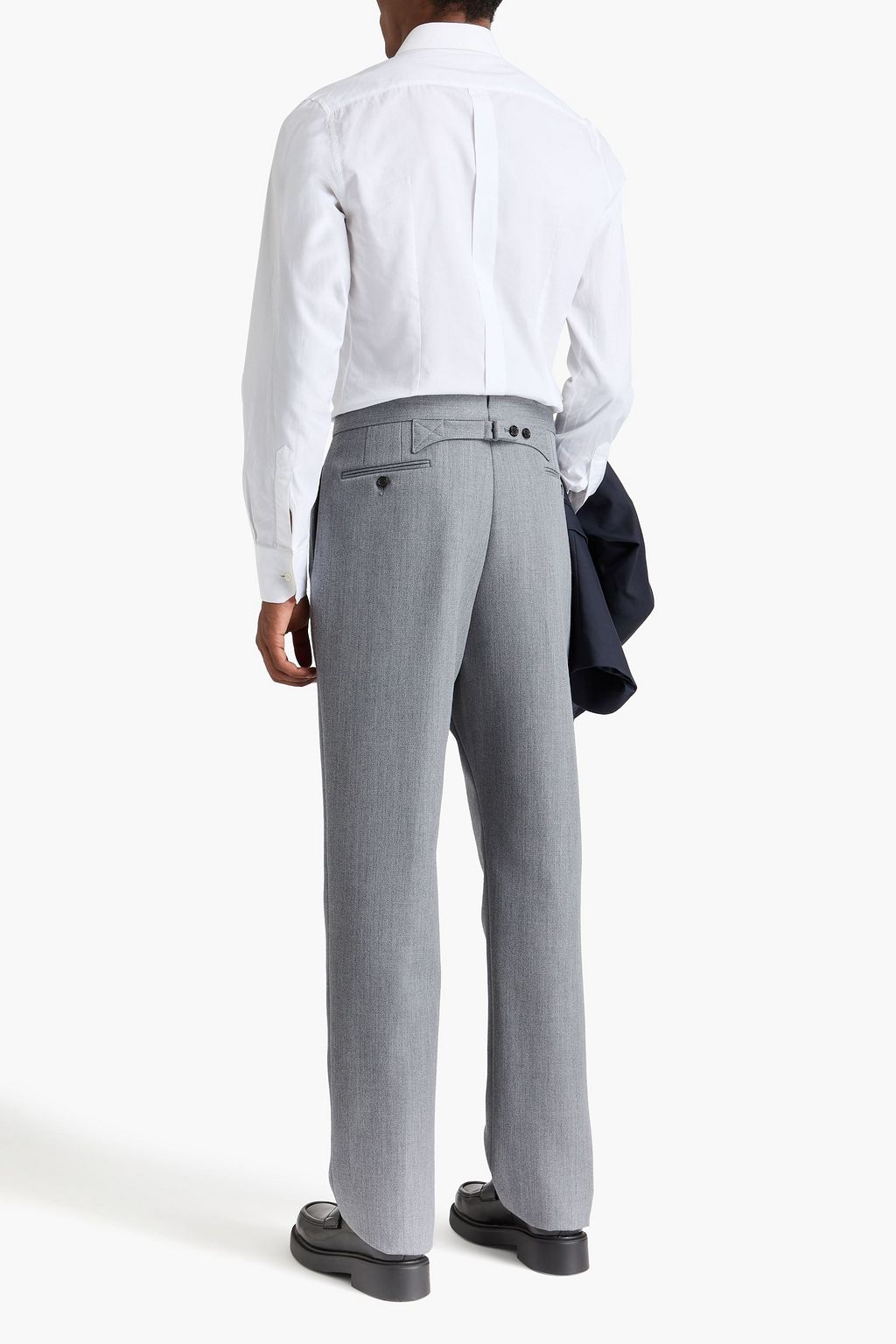THOM BROWNE Hose aus Woll-Twill