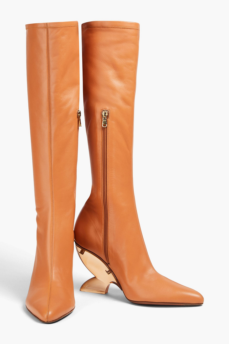  Zimmermann - Leather Knee Boots - Brown - Eu 37 