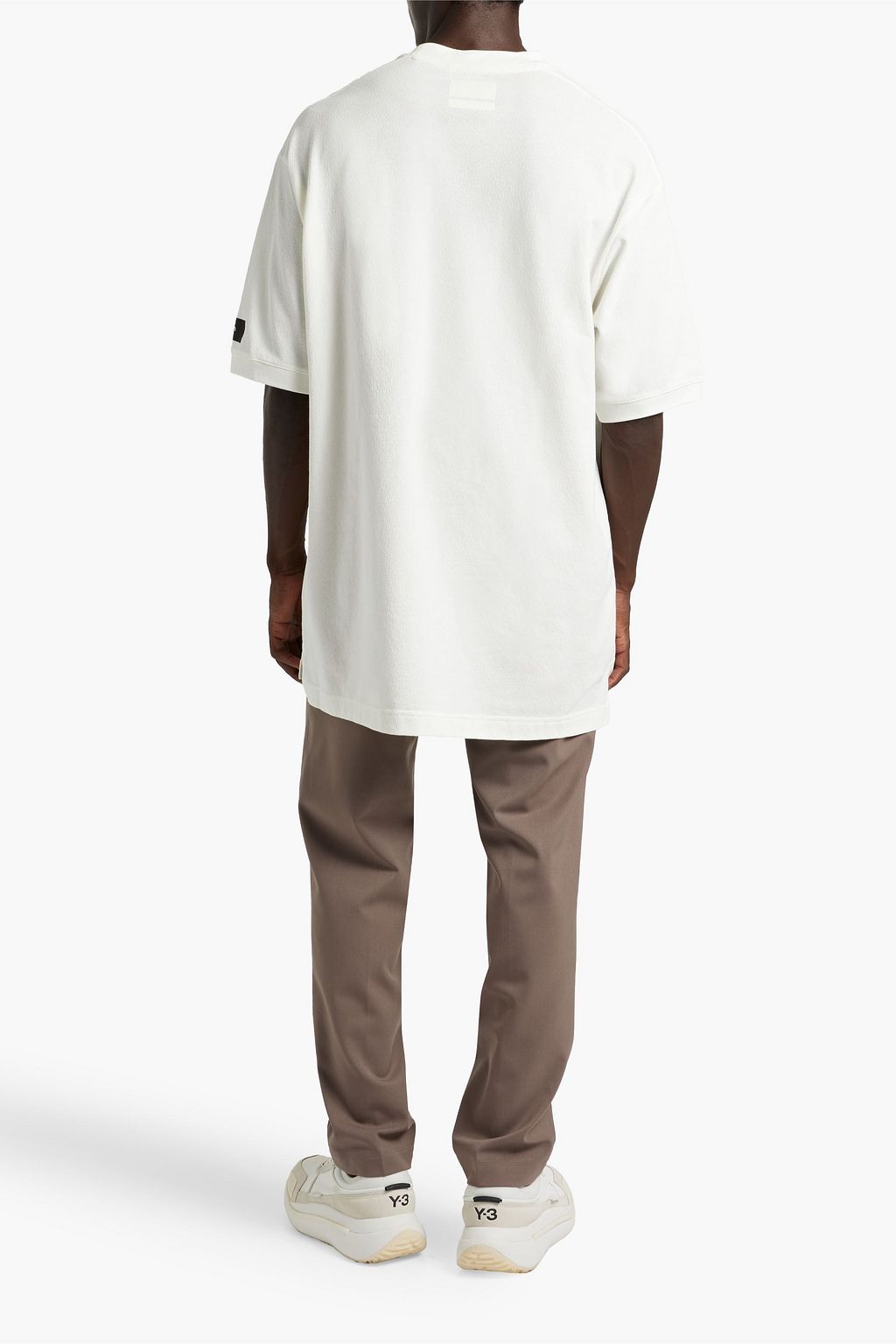 Y-3 Textured-cotton T-shirt