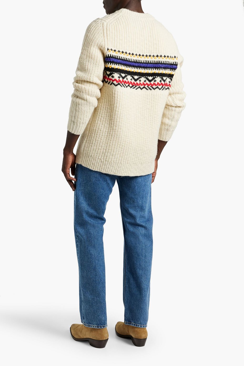 ISABEL MARANT Gerald Fair Isle wool-blend sweater