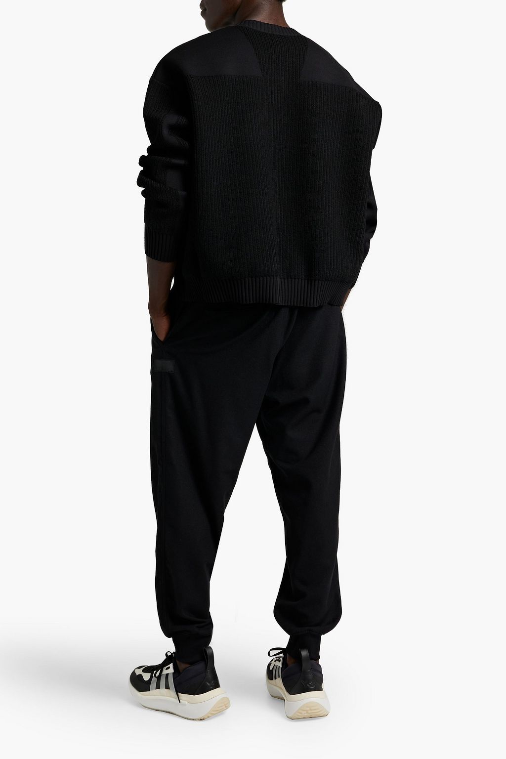Y-3 Ribbed wool-blend sweater
