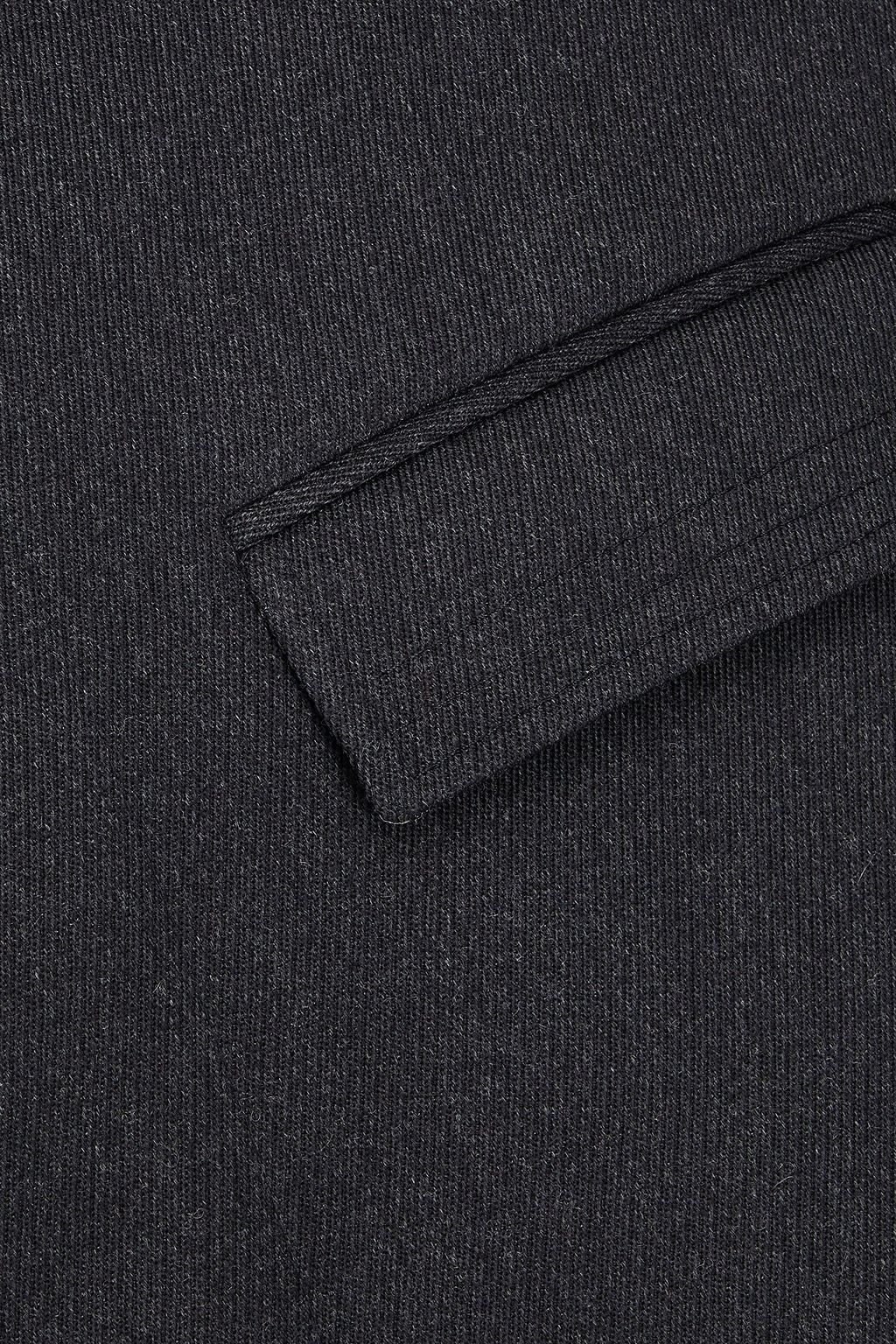 THOM BROWNE Mantel aus Woll-Twill