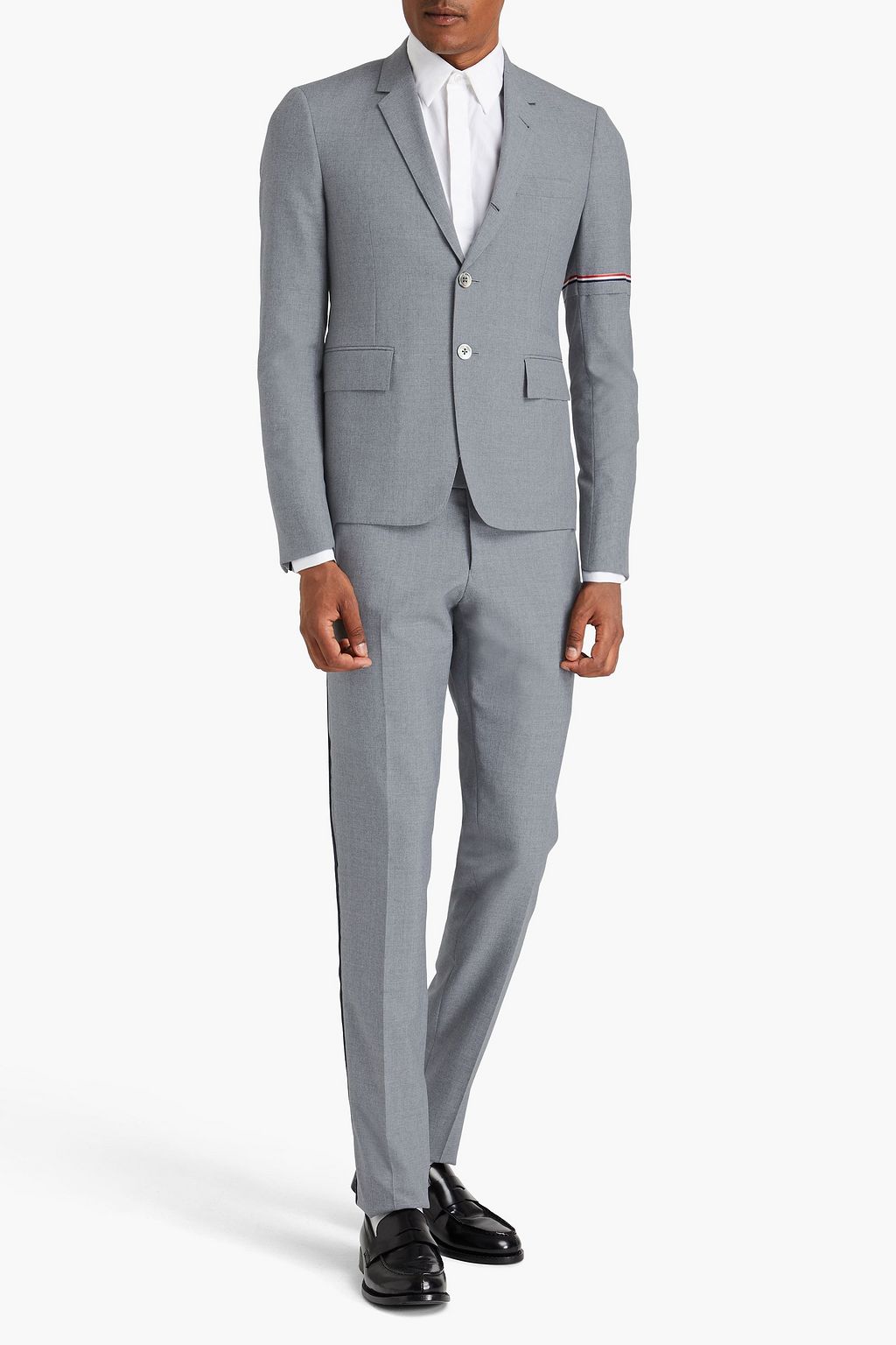 THOM BROWNE بليزر مصنوع من مزيج الصوف